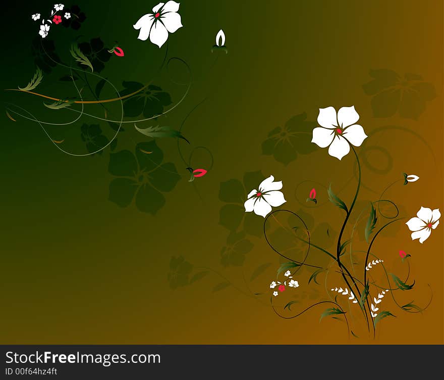 Floral background. Illustration can be used for different purposes