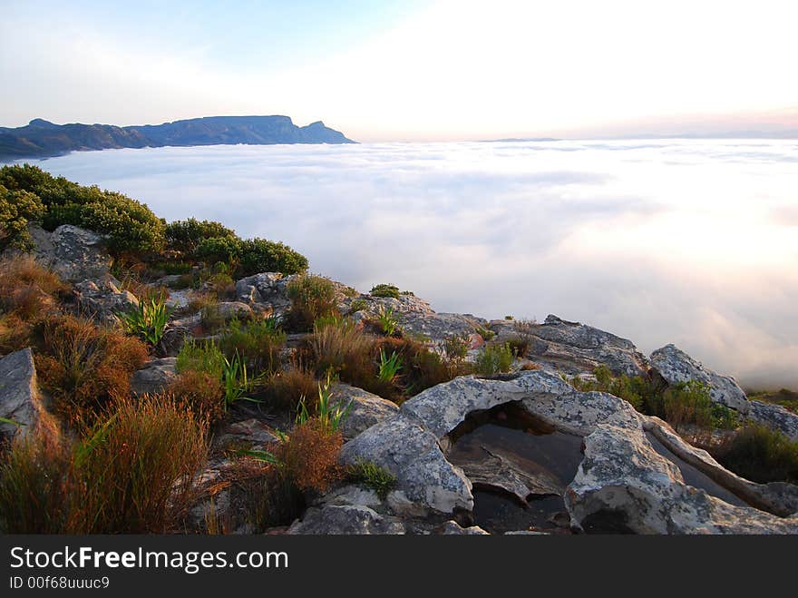 Table Mountain clouds