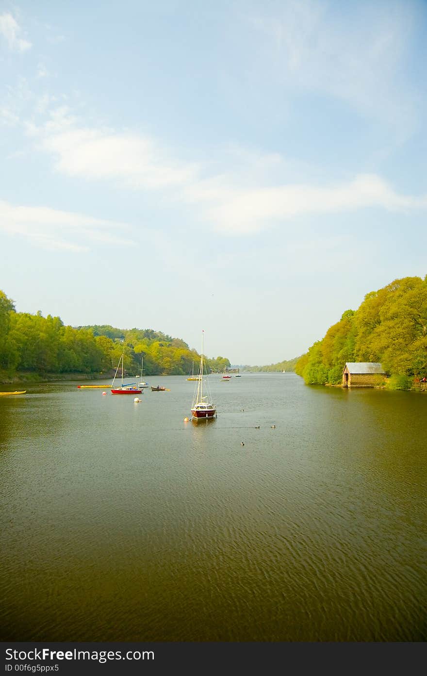 English Lake At Rudyard