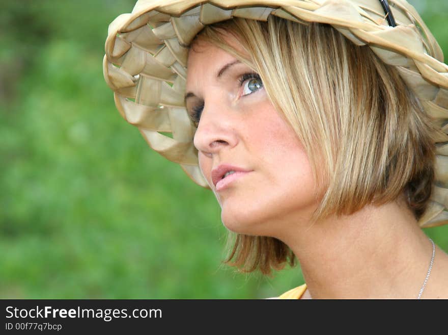 Summer girl with sun glasses