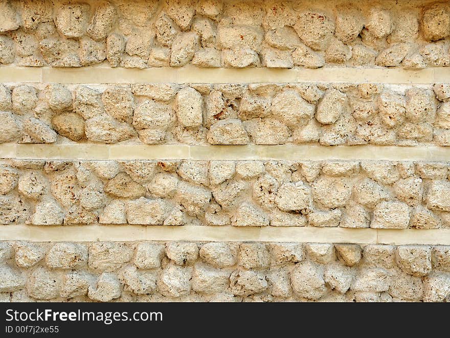 Closeup image of stone wall