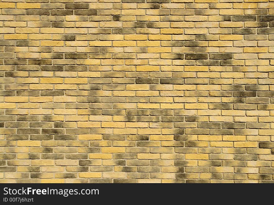 Closeup image of brick wall