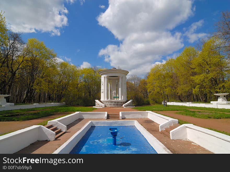 Moscow park in spring