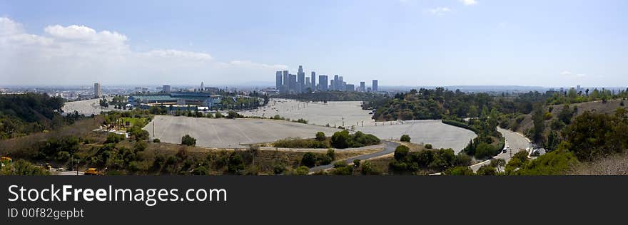 L.A. Downtown Skyline Panorama