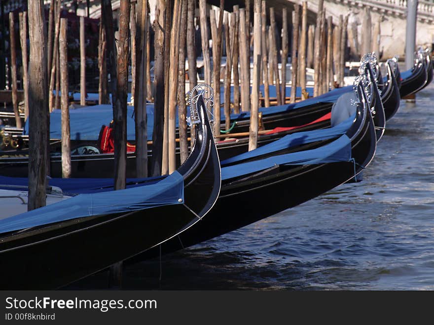 Gondole In Venice