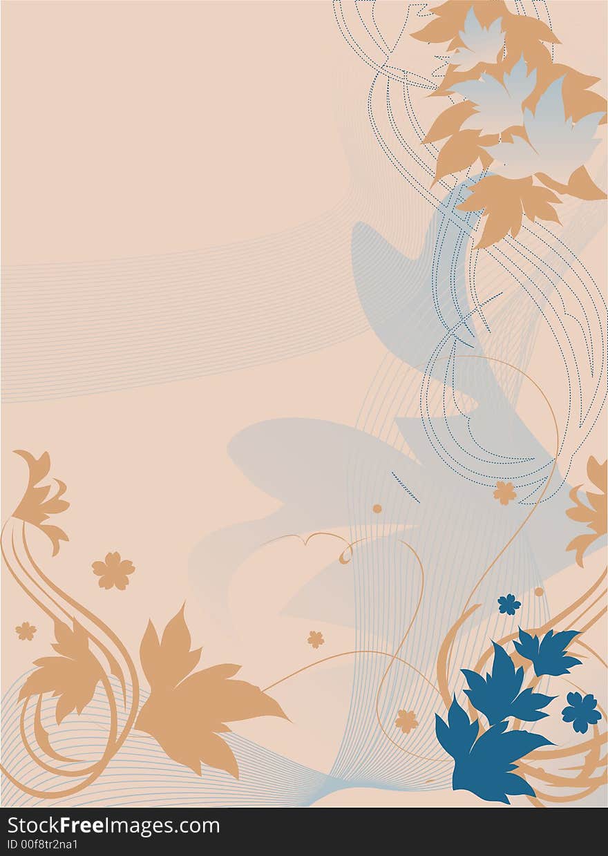 Floral background. Illustration can be used for different purposes