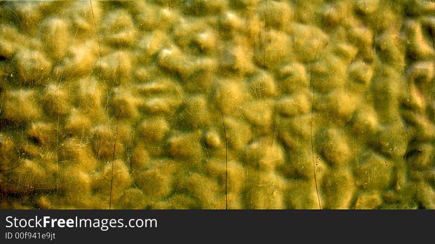 Green tile outside the building