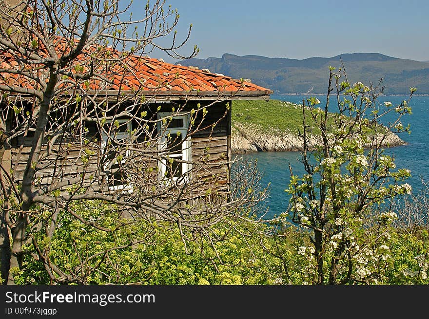 The  Turkish city of Amasra in the black sea