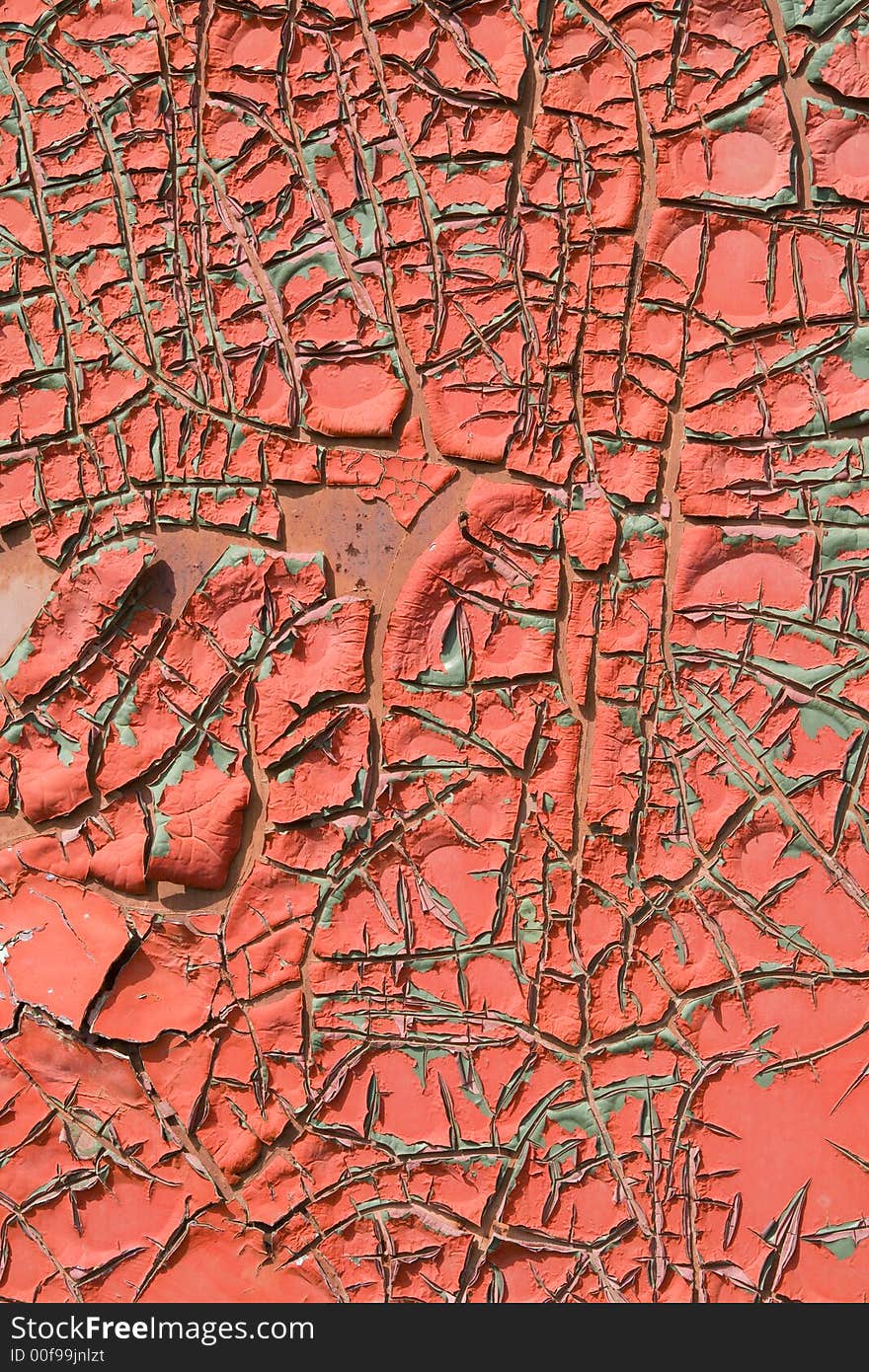 Red rusty metal surface like satellite city plan. Red rusty metal surface like satellite city plan