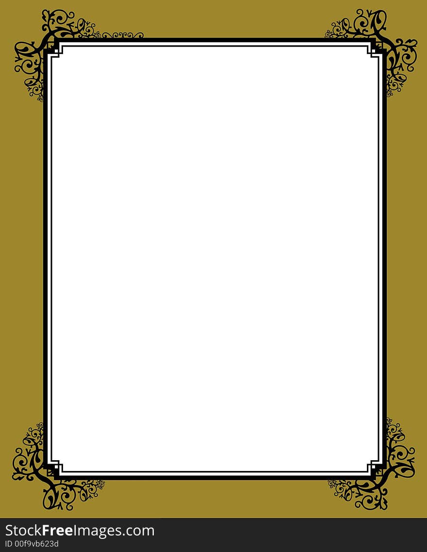 Decorative Frame with clipping