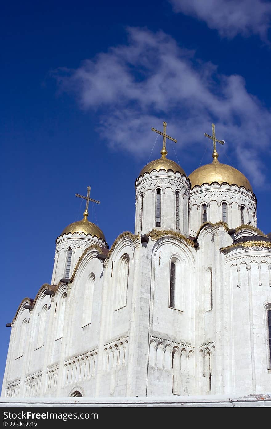 The main cathedral of city of Vladimir. Russia. The main cathedral of city of Vladimir. Russia.