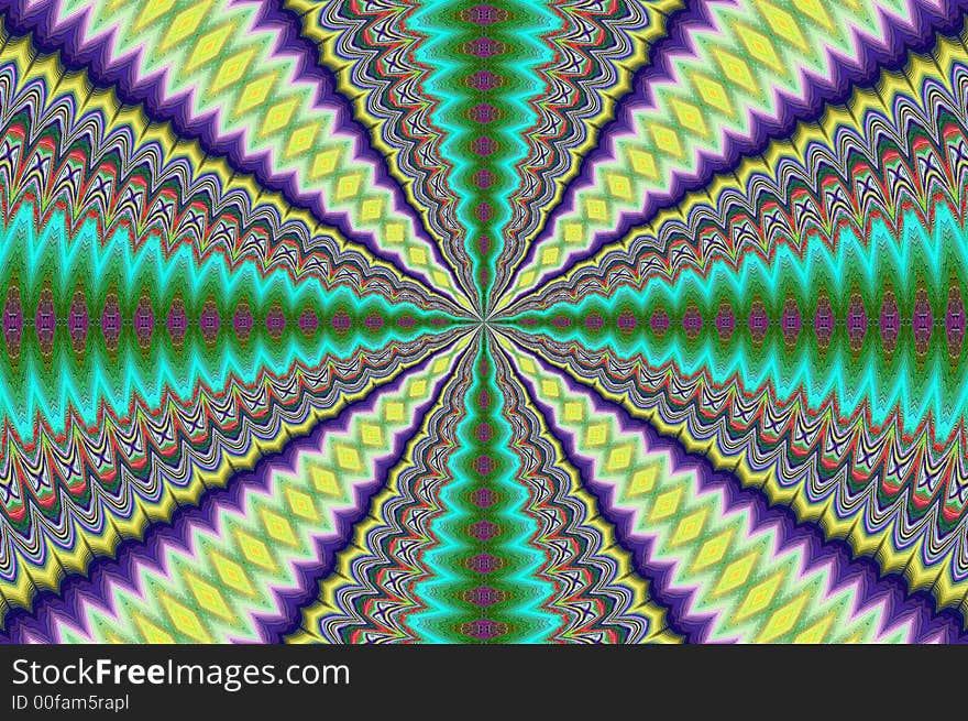 A colourful background with a green cross prominent. A colourful background with a green cross prominent.