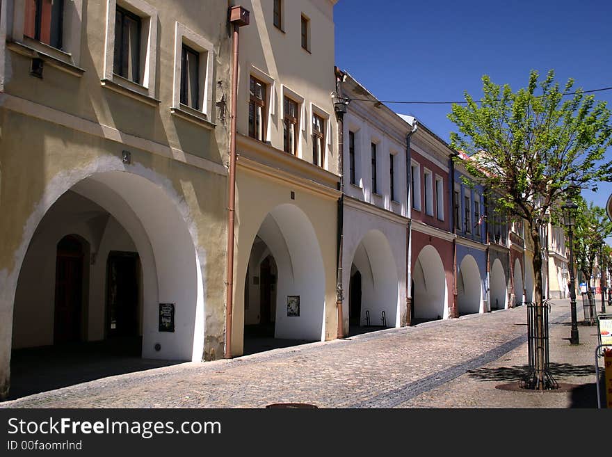 Old town houses