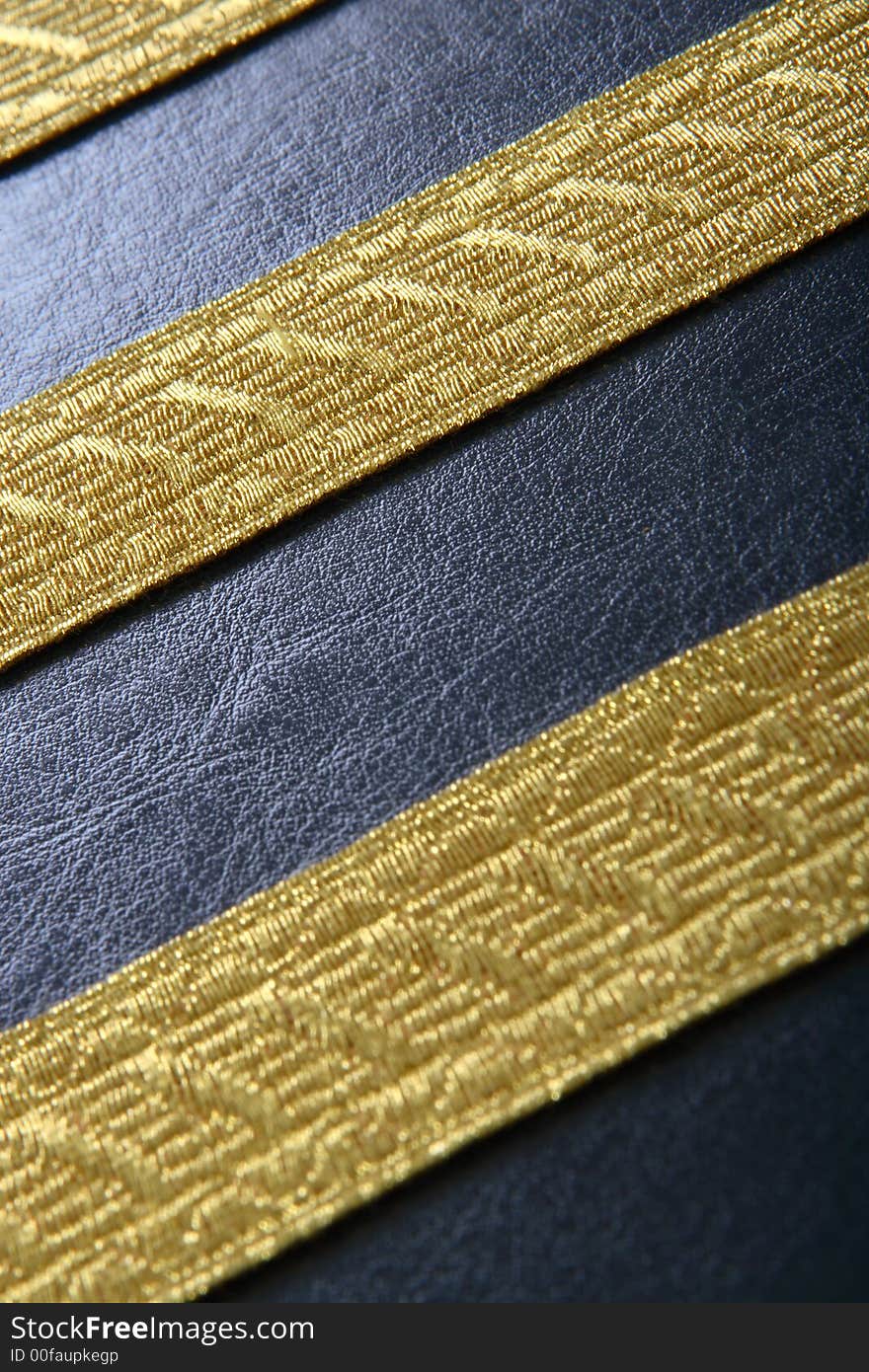 Cover with elite gold ribbon. Cover with elite gold ribbon