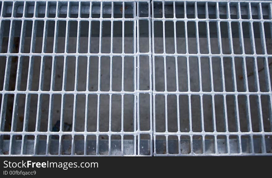 Trough a Grate