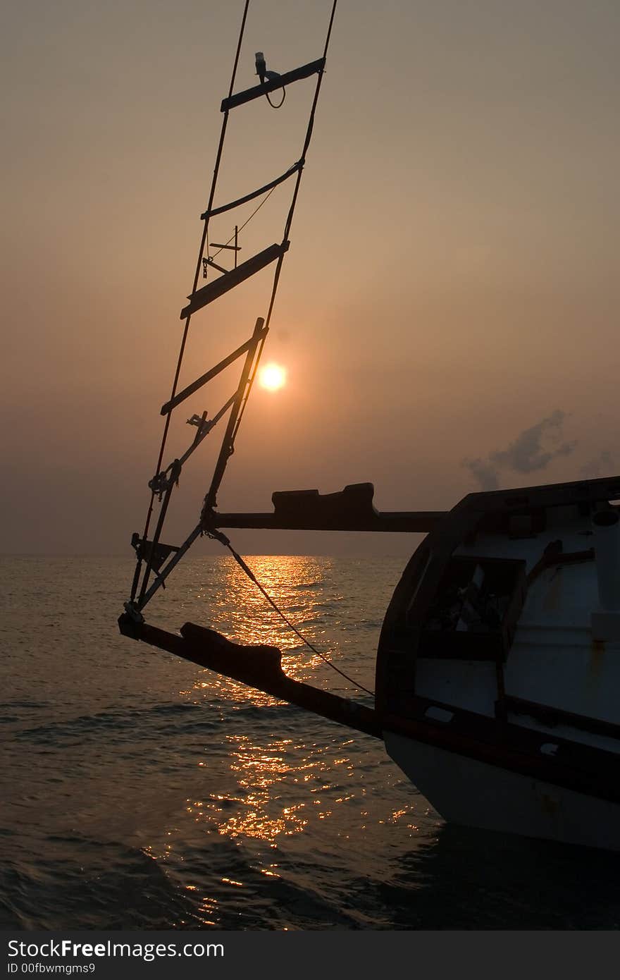 Sunset Shipwreck