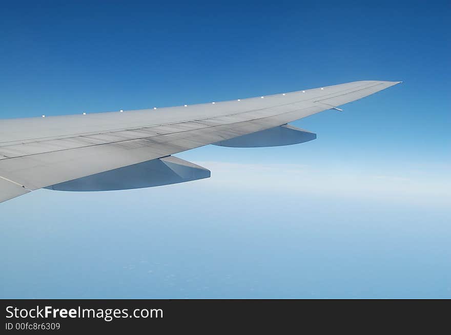 The wing of a 777. The wing of a 777