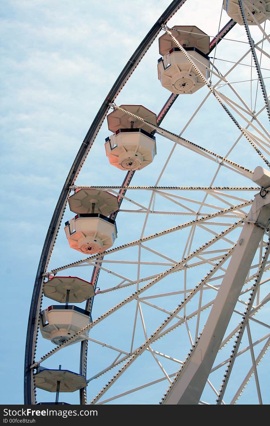 Ferris wheel at a beach park