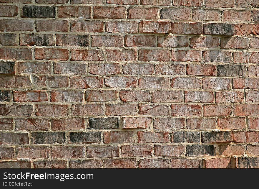 A rough brick wall useful for backgrounds