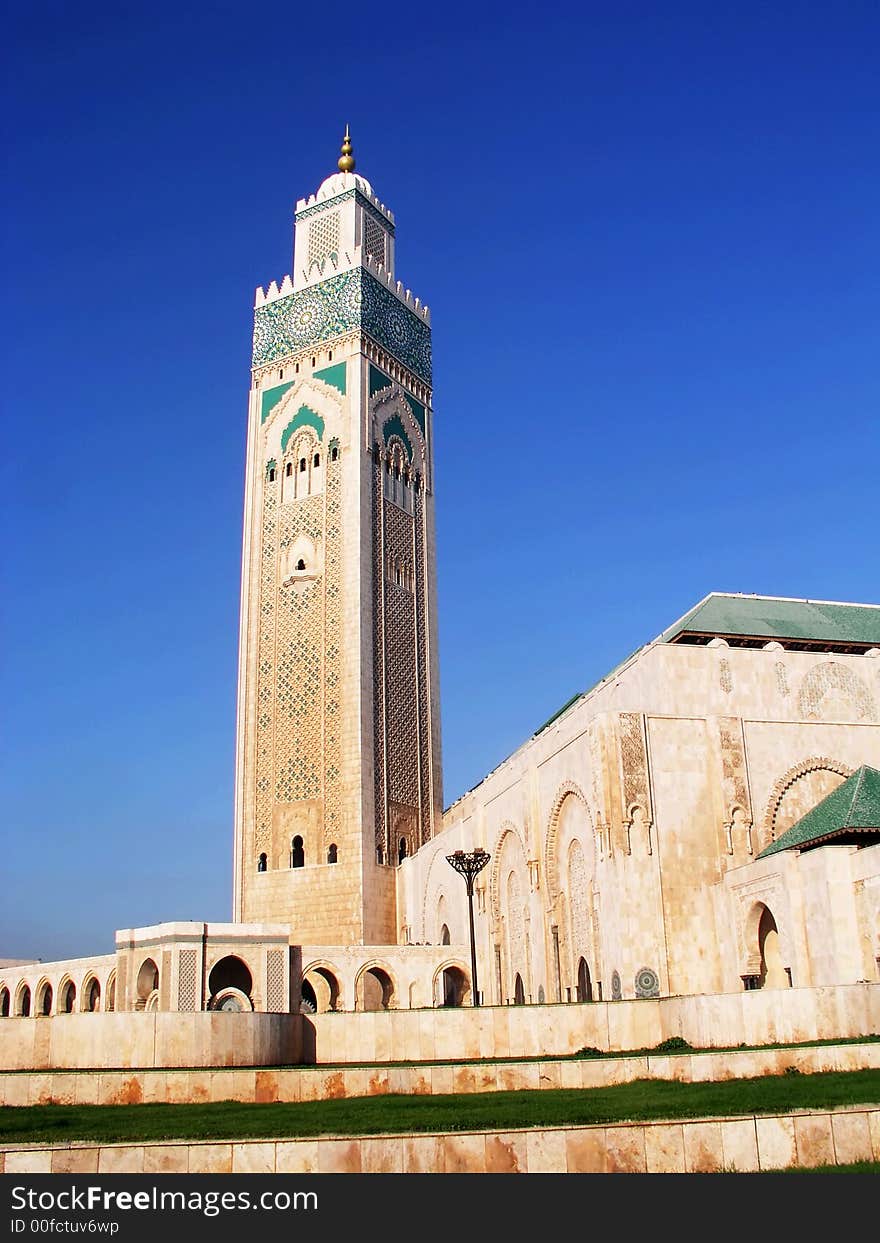 Hassan the 2nd mosque Morocco, casablanca, africa.