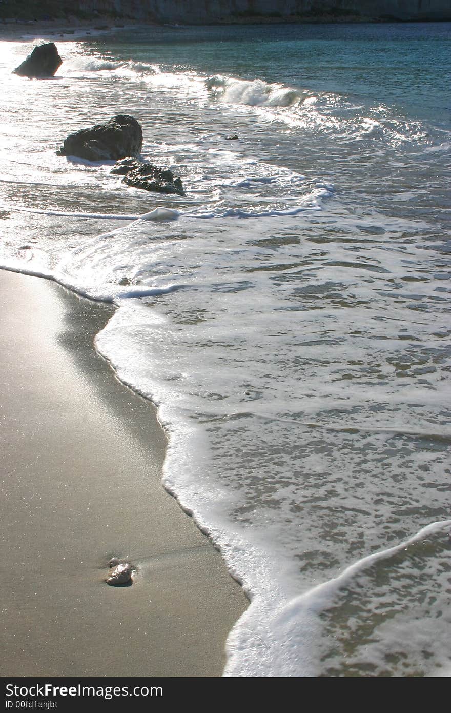 Beautiful beach in the morning. Beautiful beach in the morning