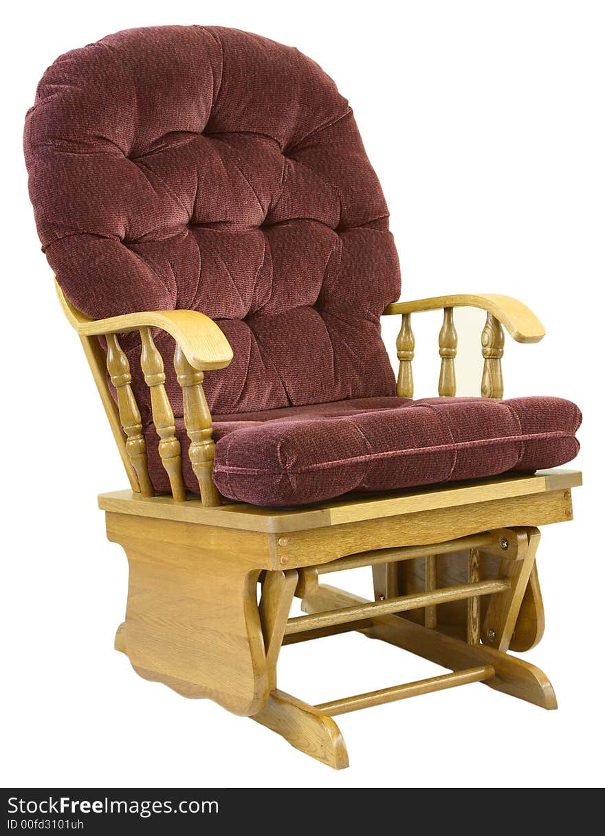 Oak Glide Rocking Chair