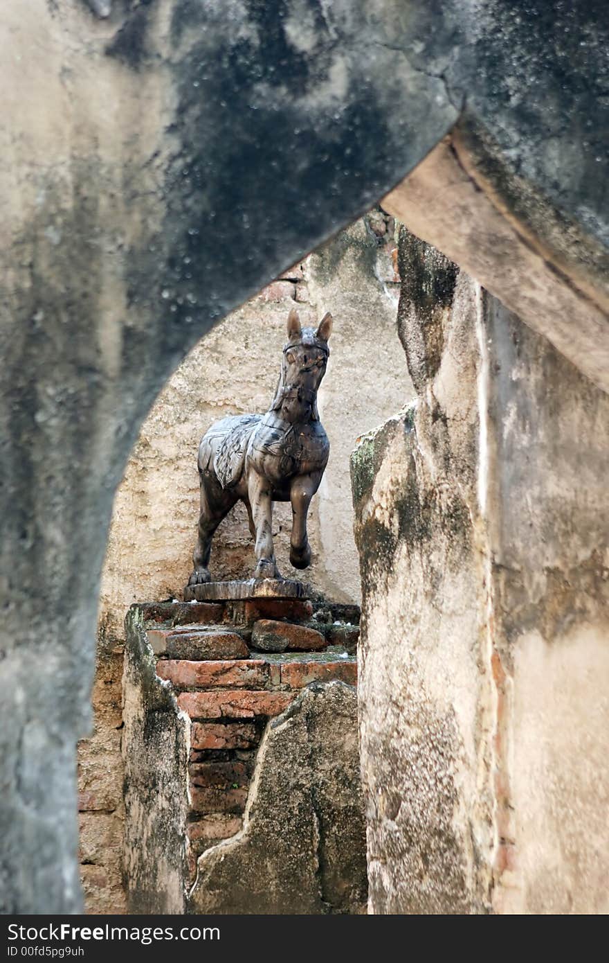 Old ruins in Lop Buri, Thailand - travel and tourism. Old ruins in Lop Buri, Thailand - travel and tourism