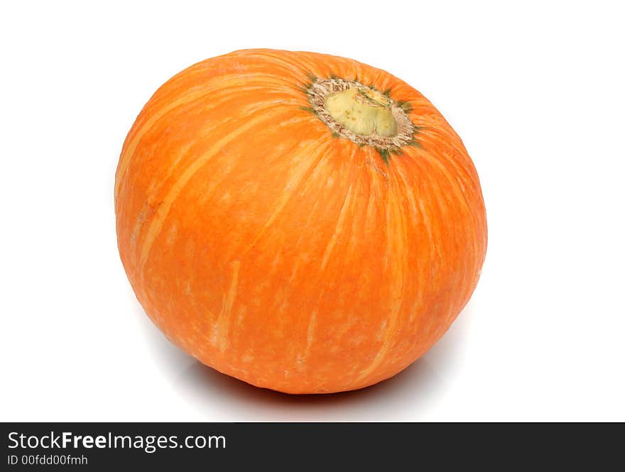 Pumpkin isolated over a white background