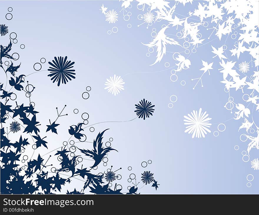 Floral background. Illustration can be used for different purposes