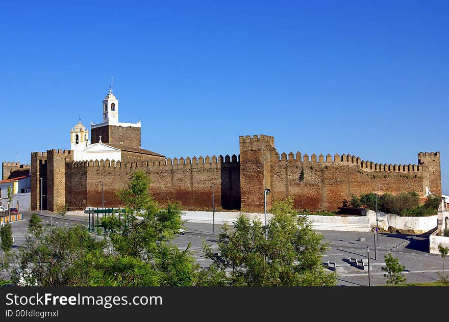 Castle of Alandroal, situated historical village in the Alentejo, district of Évora, Portugal. Castle of Alandroal, situated historical village in the Alentejo, district of Évora, Portugal.