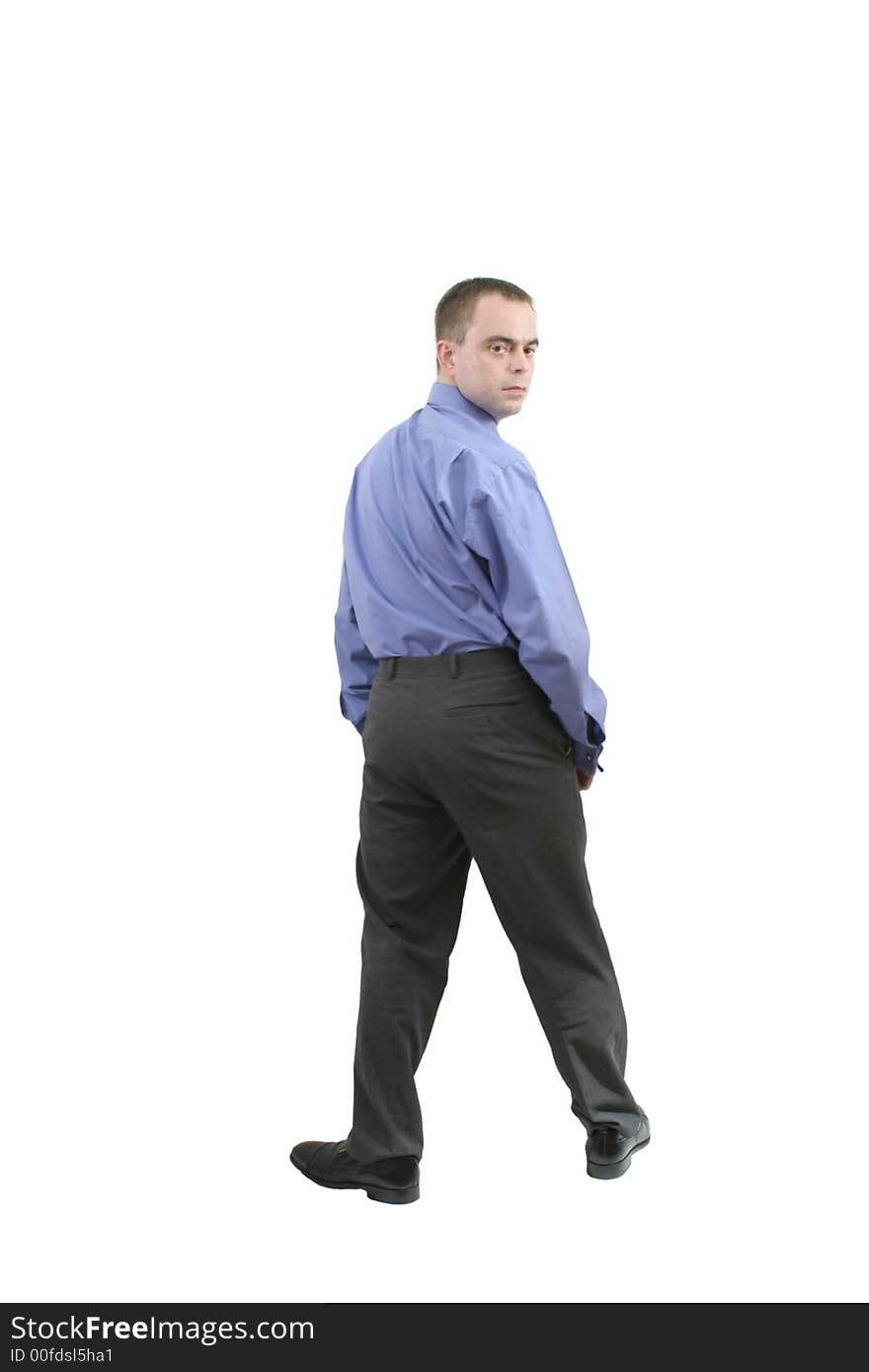 Business man in shirt and tie