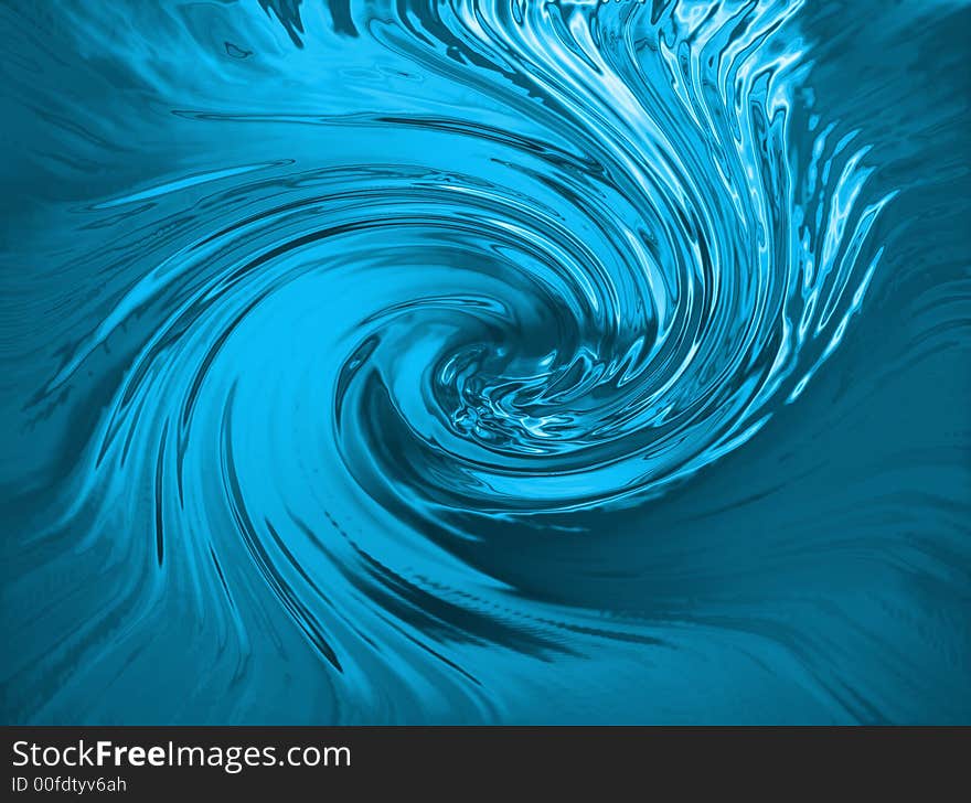 Water twirl texture generated by the computer