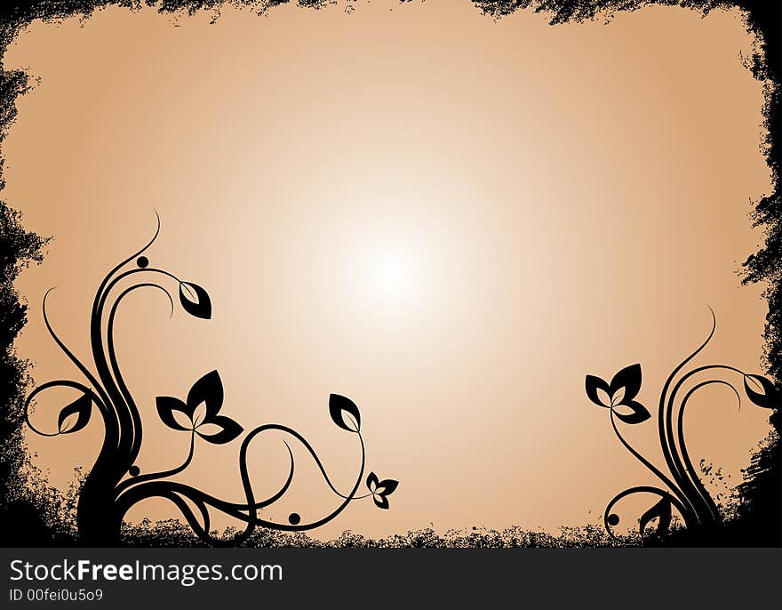 Floral background. Illustration can be used for different purposes