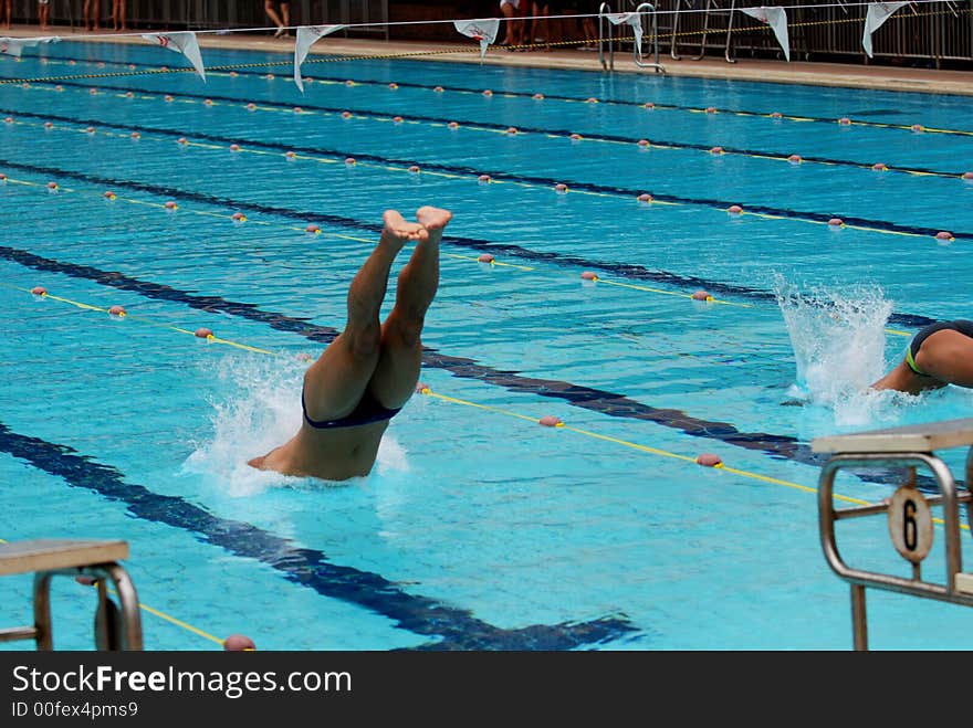 Swimming competition