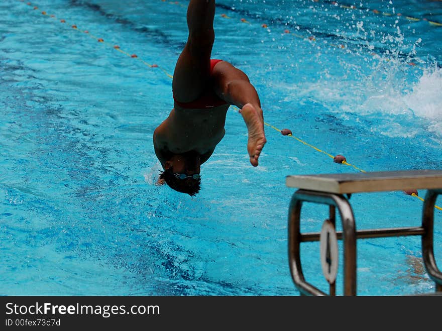 Swimming competition