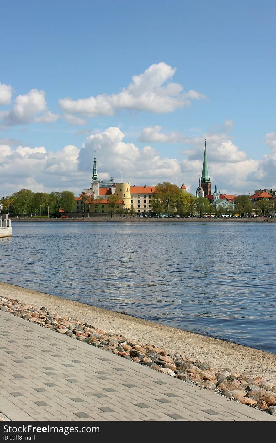 Daugava riverbank