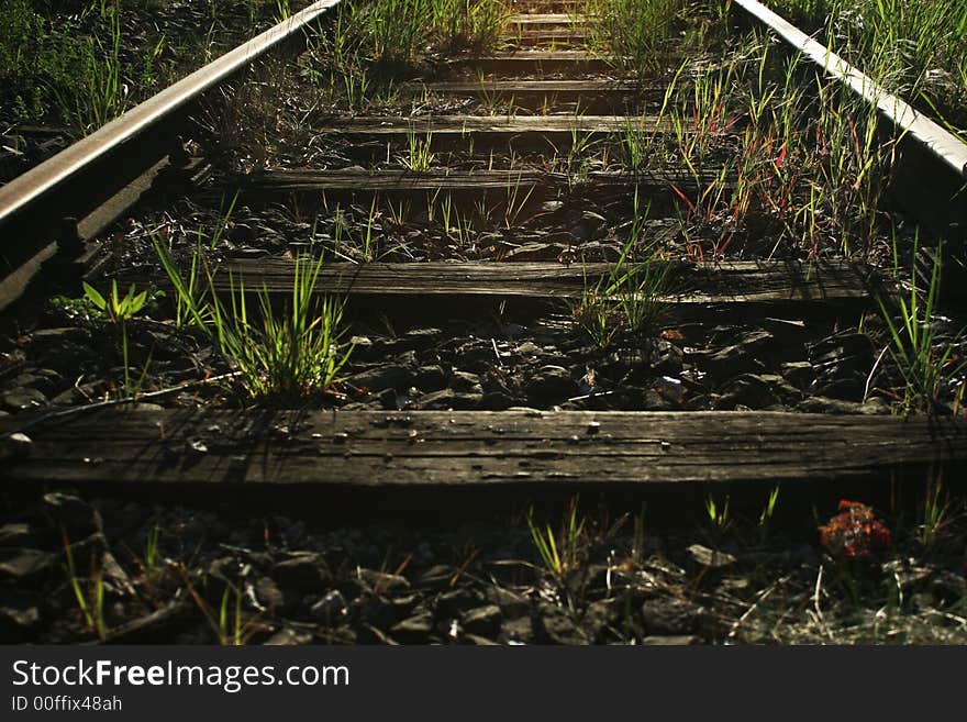 Photo of an old railway