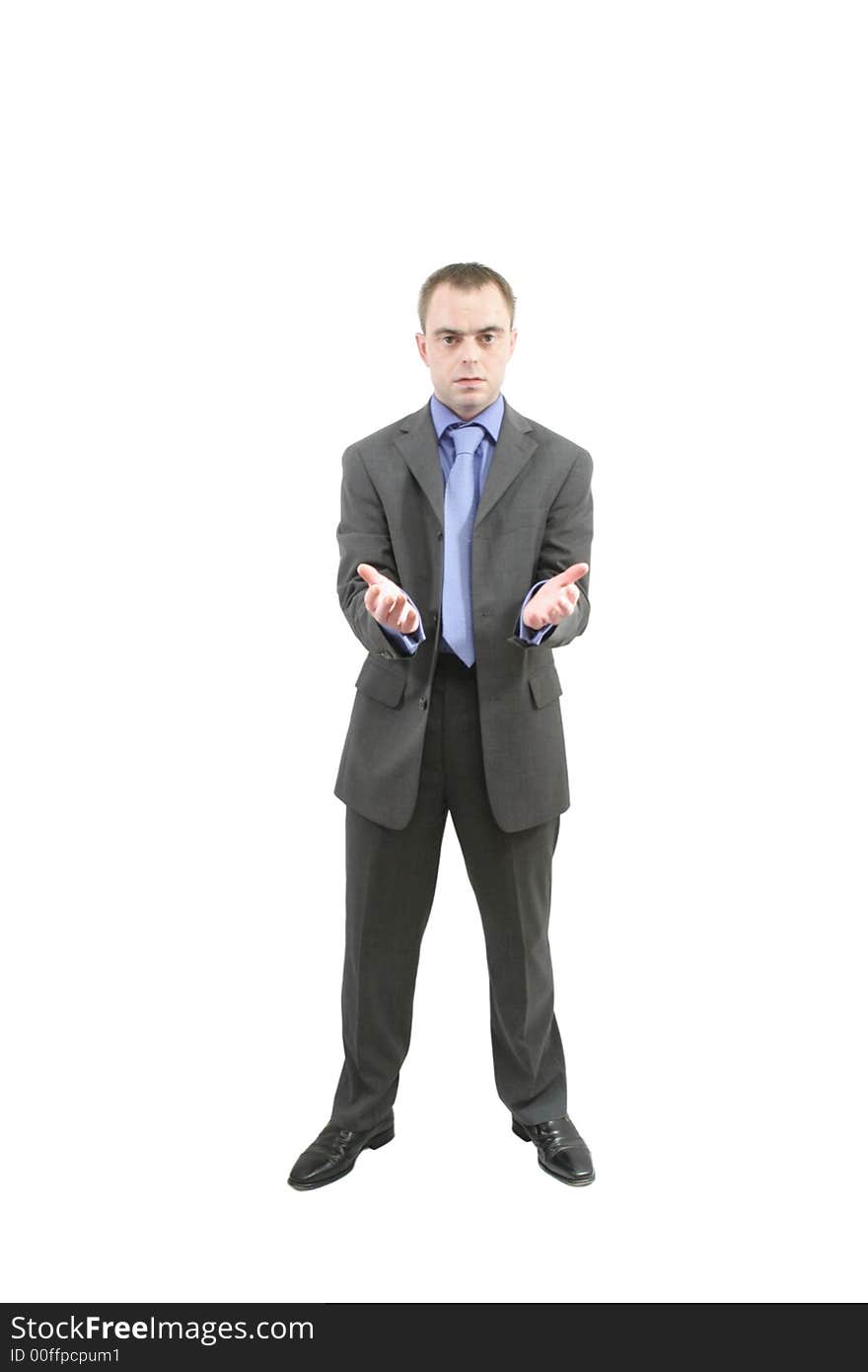 Business man in shirt and tie