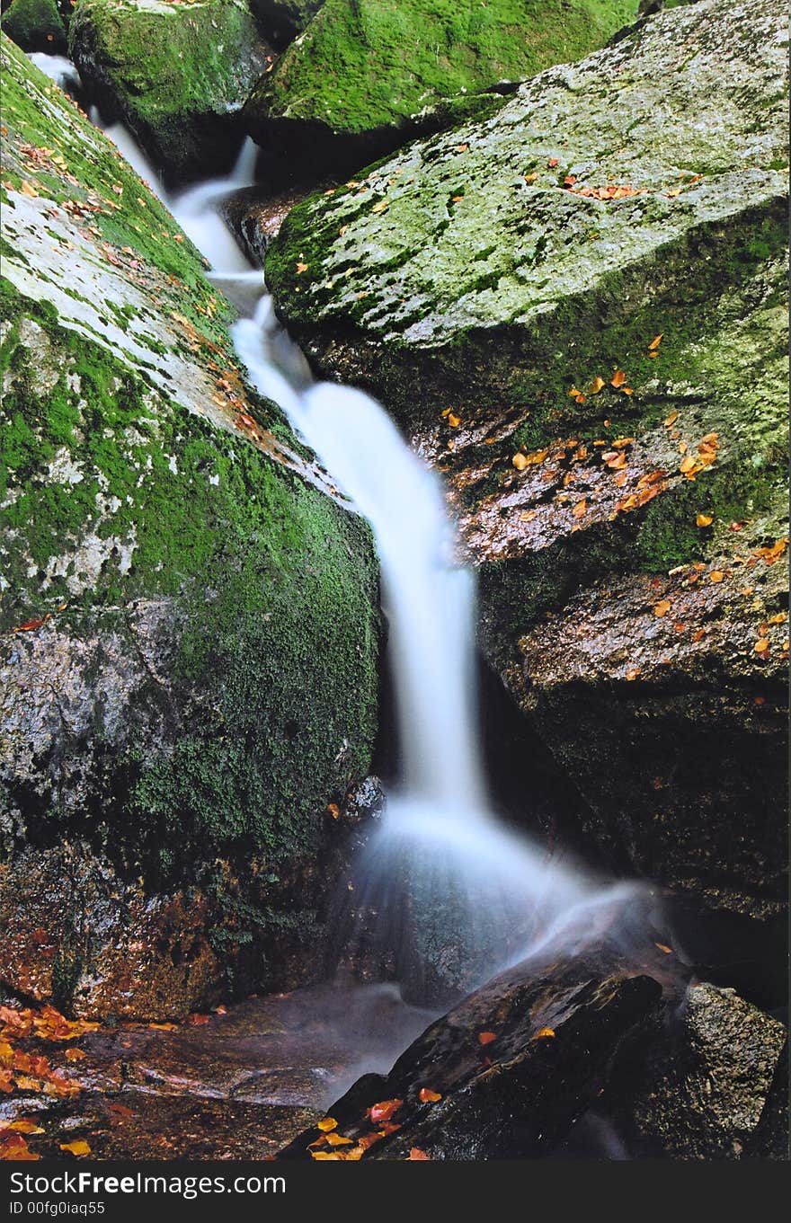 Cascade, colors, art, arrangement, water