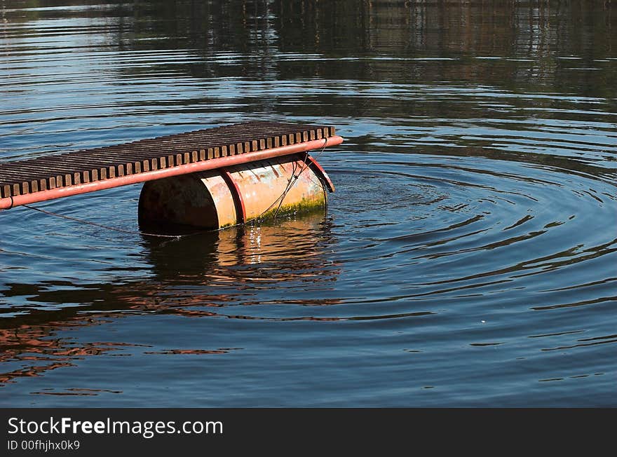 Assistance in walking over water. Assistance in walking over water