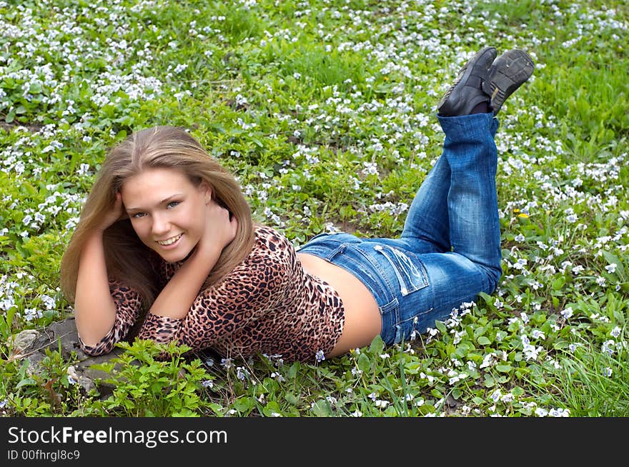 Girl On The Meadow