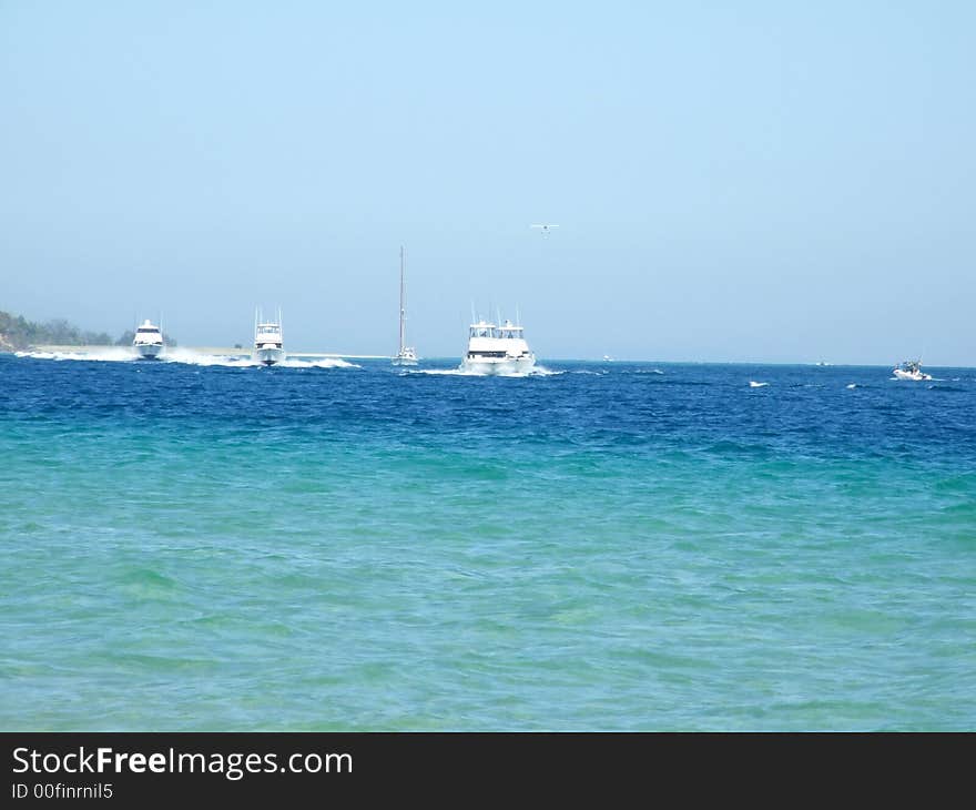 Clear water sea at Morton island