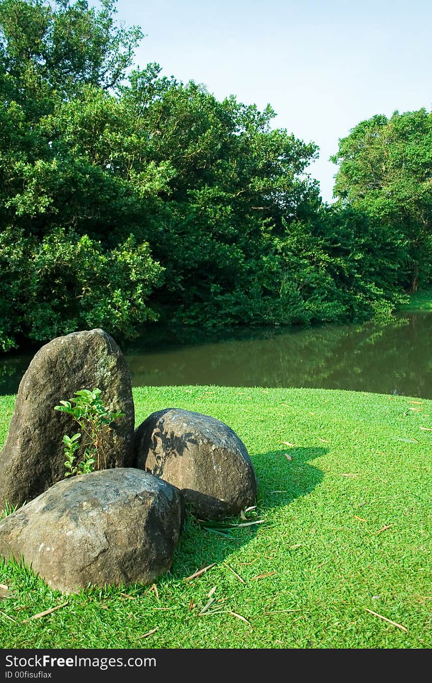 A Recreation Park in Malaysia on a sunny morning