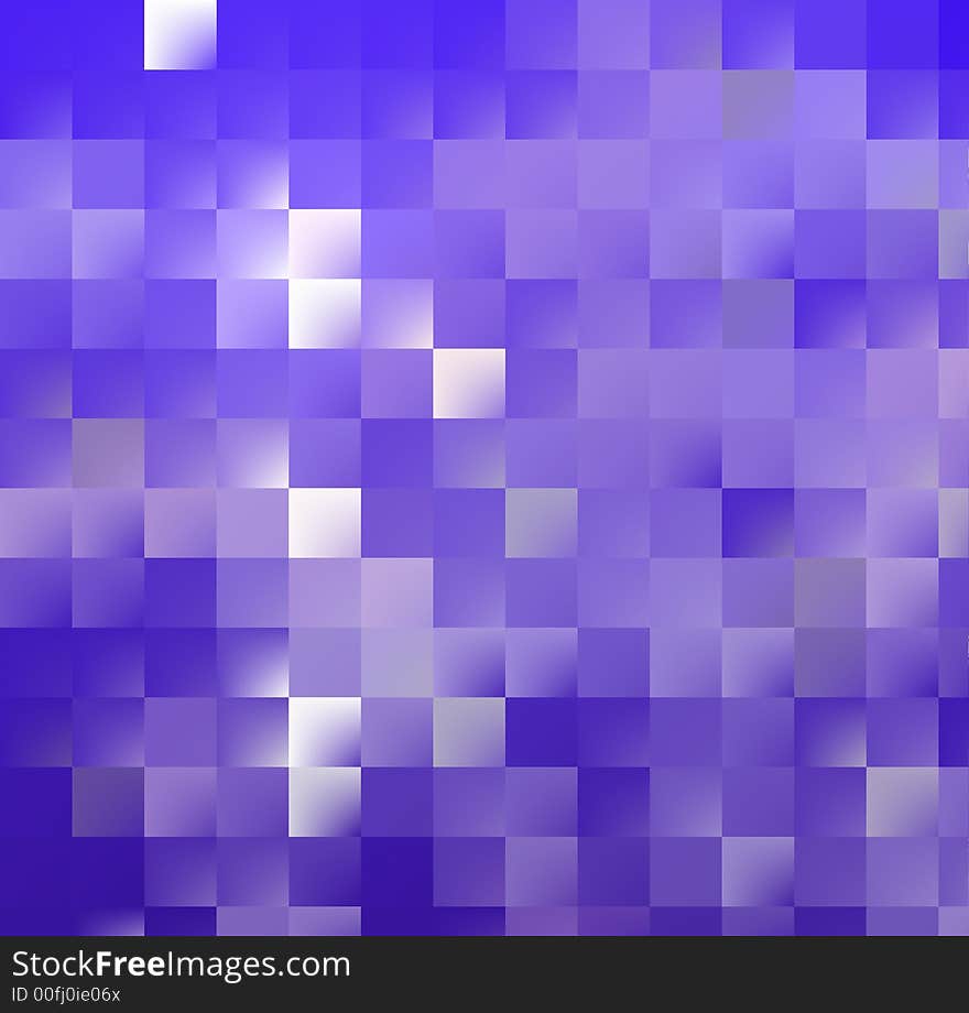 Blue-purple mosaic background with glass/ metallic effect. Blue-purple mosaic background with glass/ metallic effect