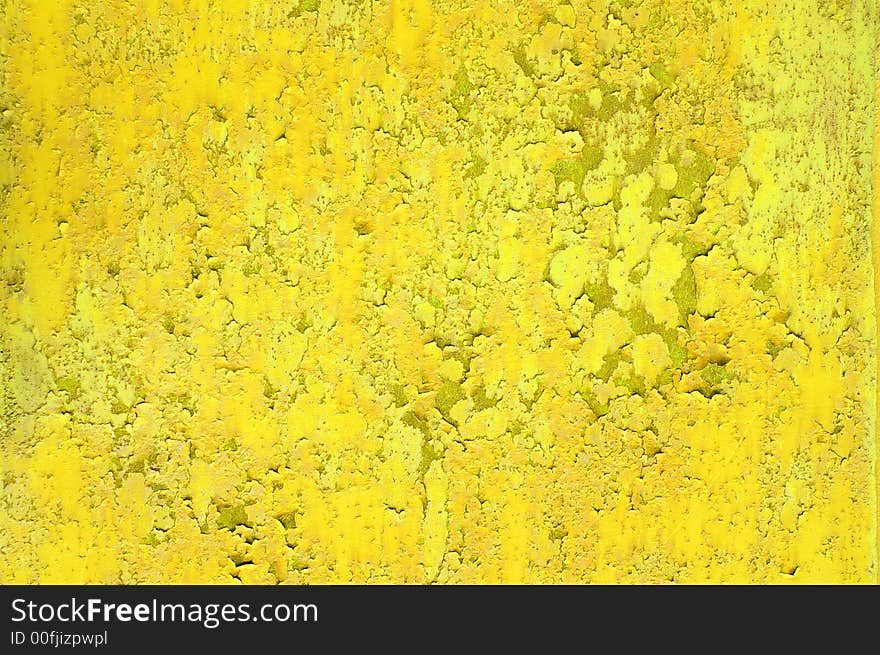 Yellow rusty metal surface texture. Yellow rusty metal surface texture