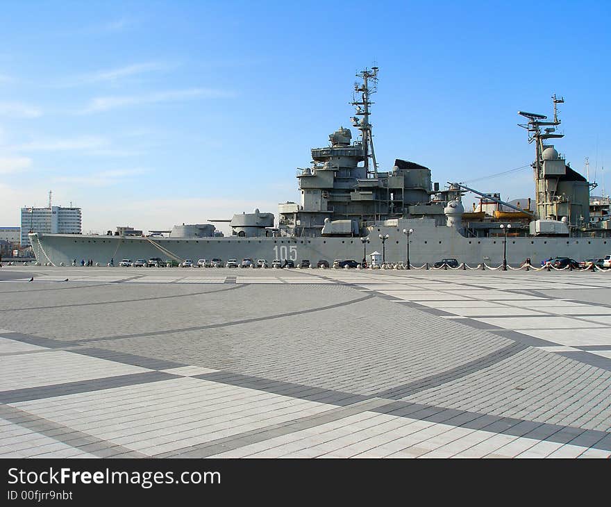 Cruiser a museum Kutuzov in Novorossisk