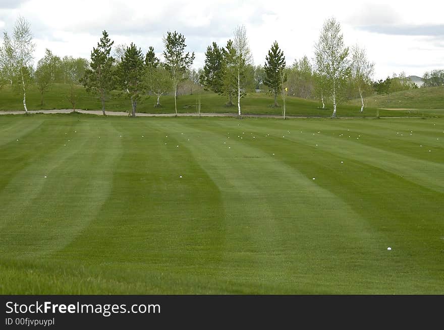 Golf Field For Drills