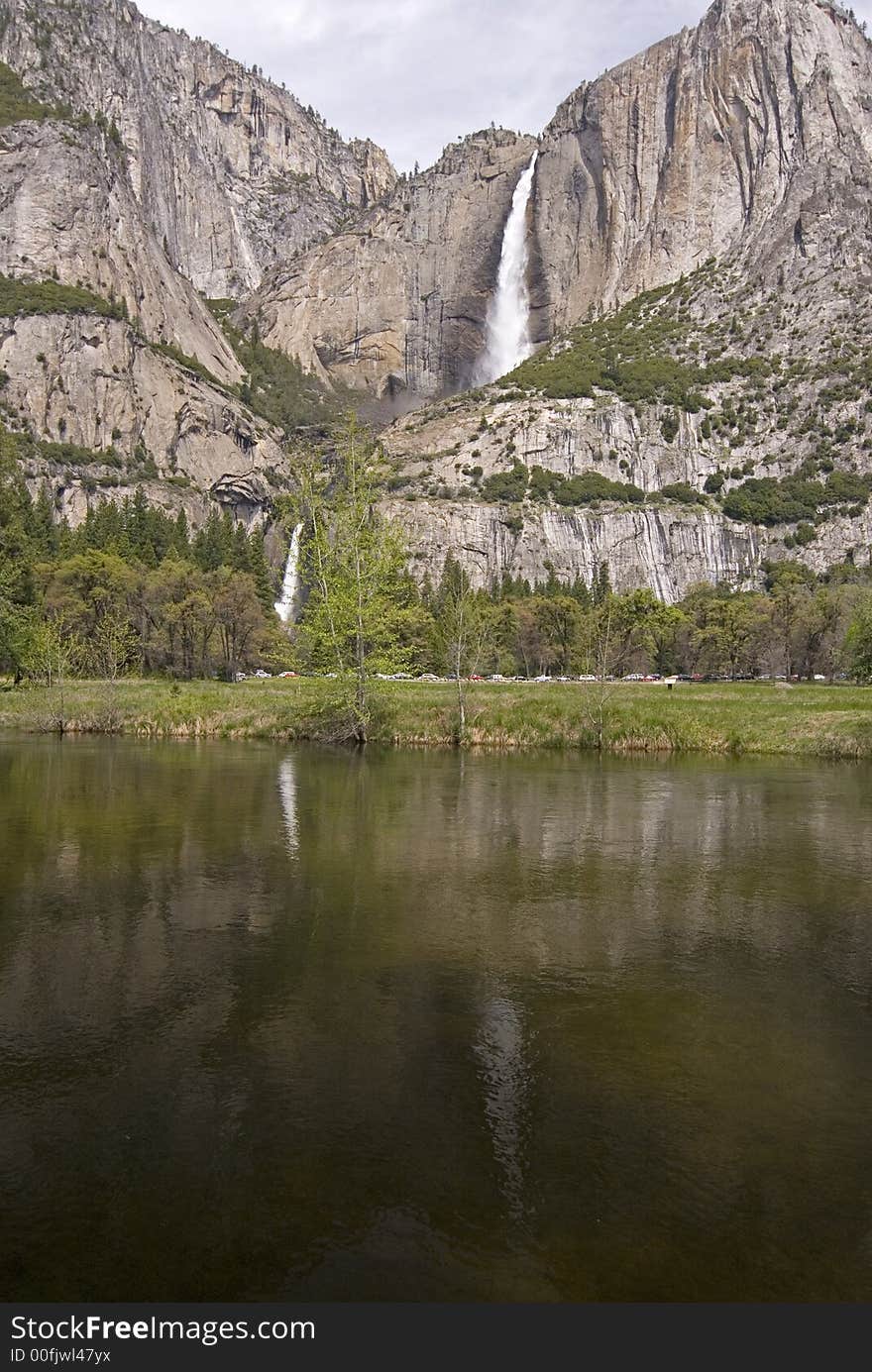 Yosemite falls & Merced river