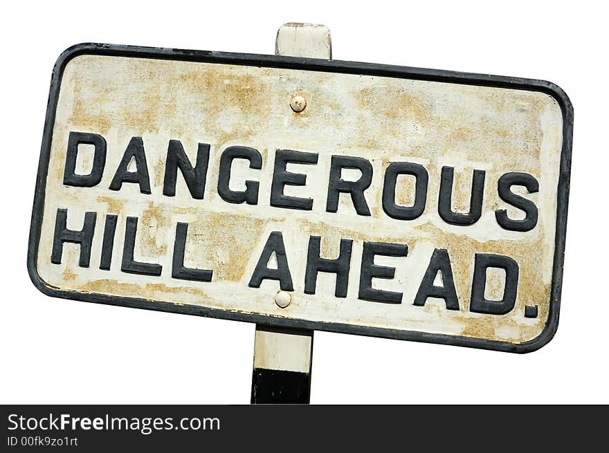 Dangerous hill ahead