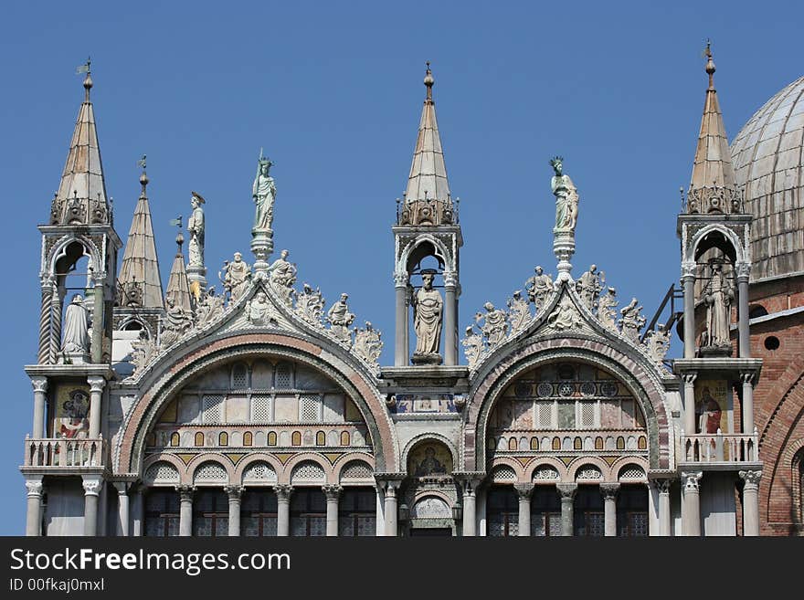 Detail of Saint Mark Basilica